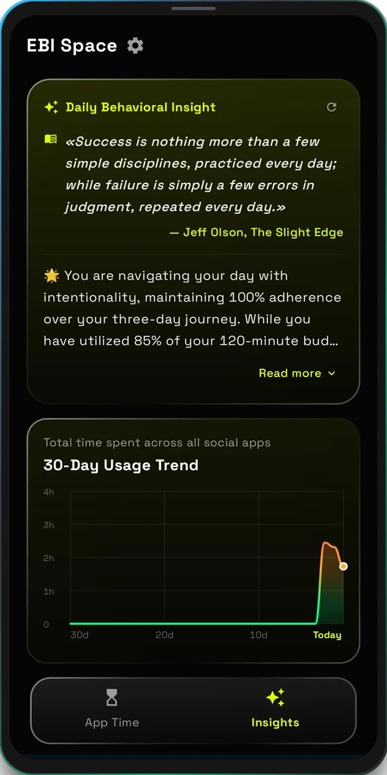 EBI Space - Neuroscience-Backed Dopamine Detox & Focus App