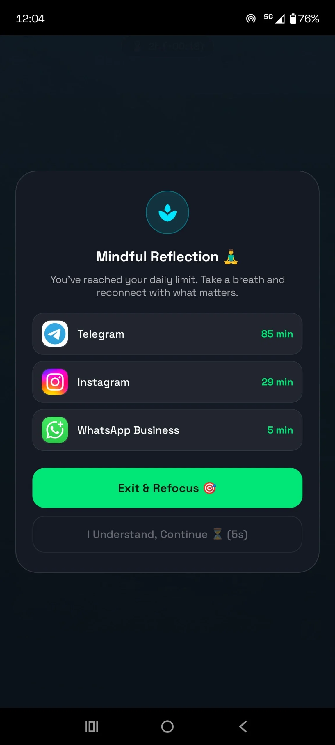 EBI Space - Mindful Reflection & Friction Layer